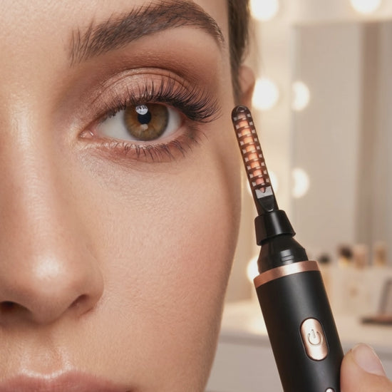 CurlUp in Aktion – Wimpernlocken-Transformation mit sanfter Wärme